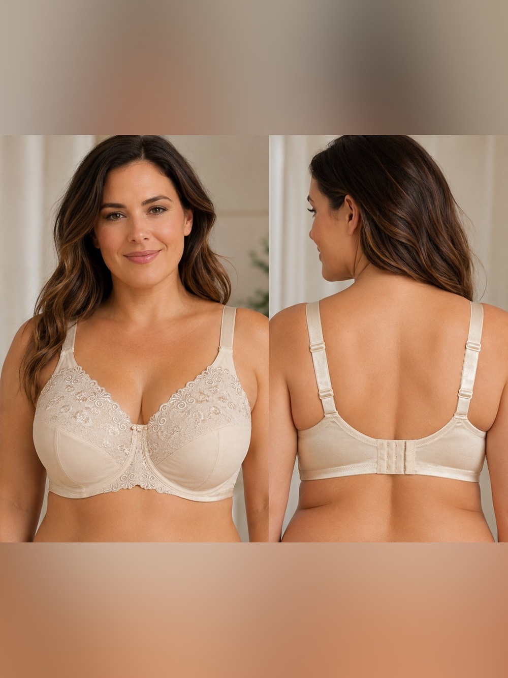 Triumph Splendid Curves S1503 Minimizer Bra 42DD Nude BNWT